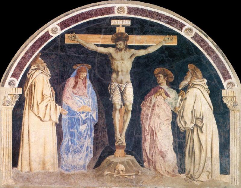 Andrea del Castagno Crucifixion  jju Norge oil painting art
